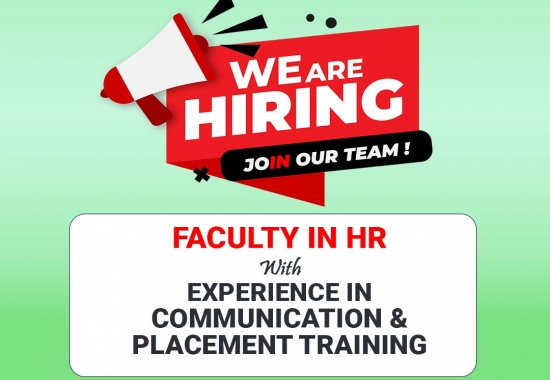 We are hiring faculty in HR